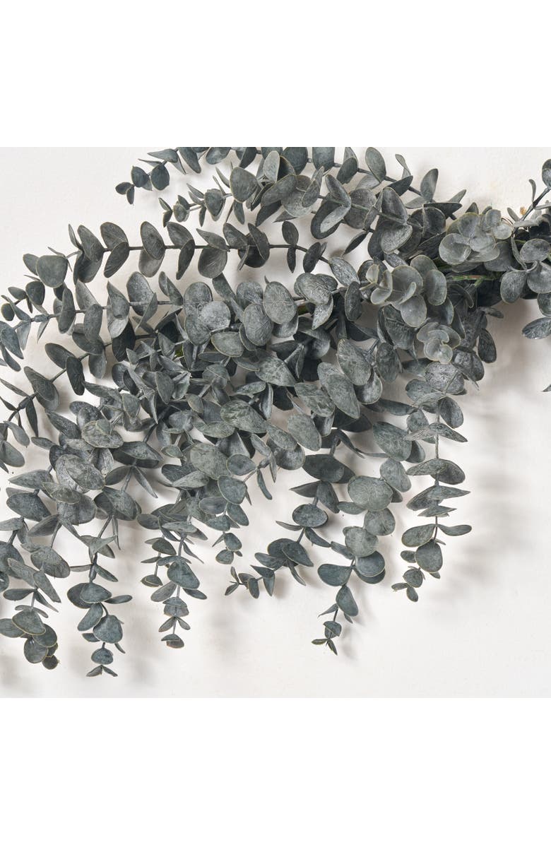 Darby Creek Trading Midnight Eucalyptus Fall Halloween Mantel Swag, Alternate, color, Black