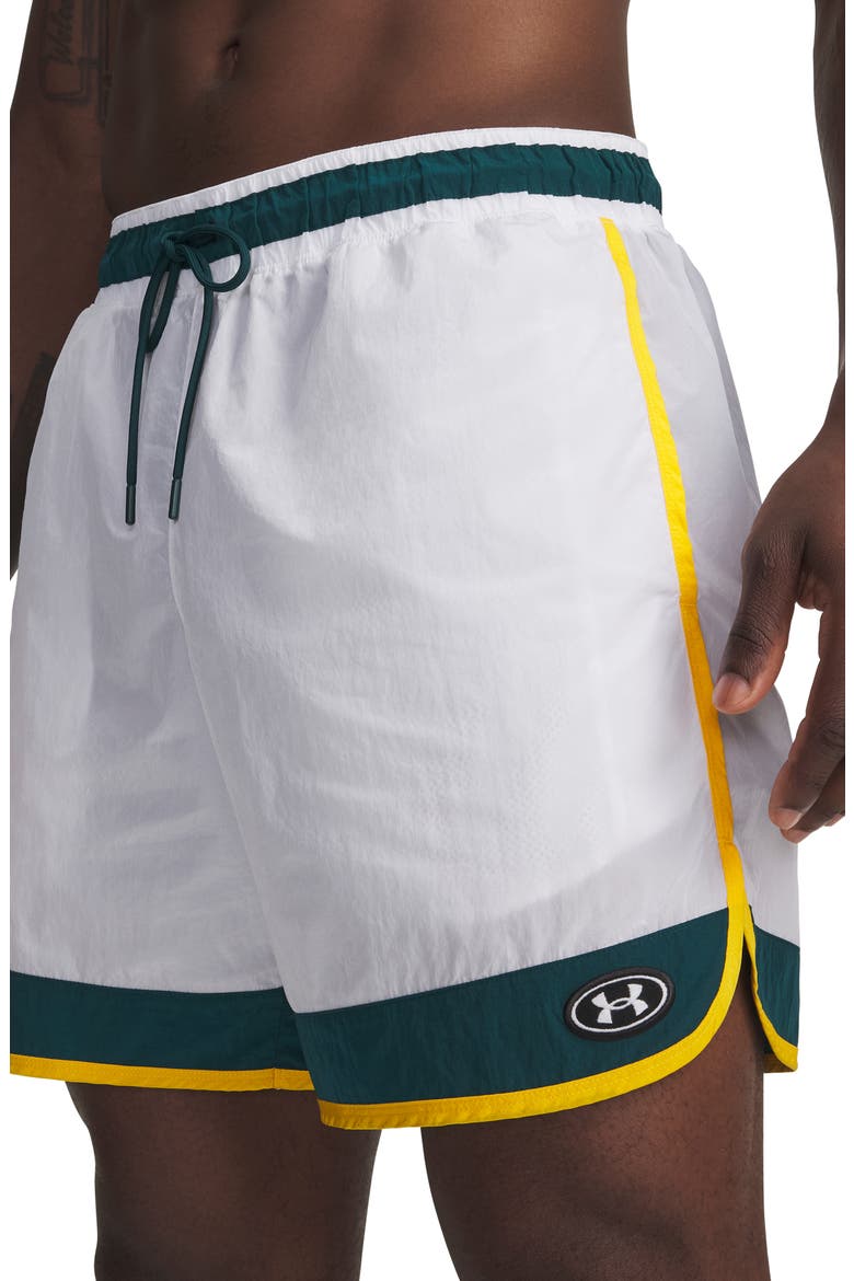 Icon Woven Track Shorts, Alternate, color, WHITE