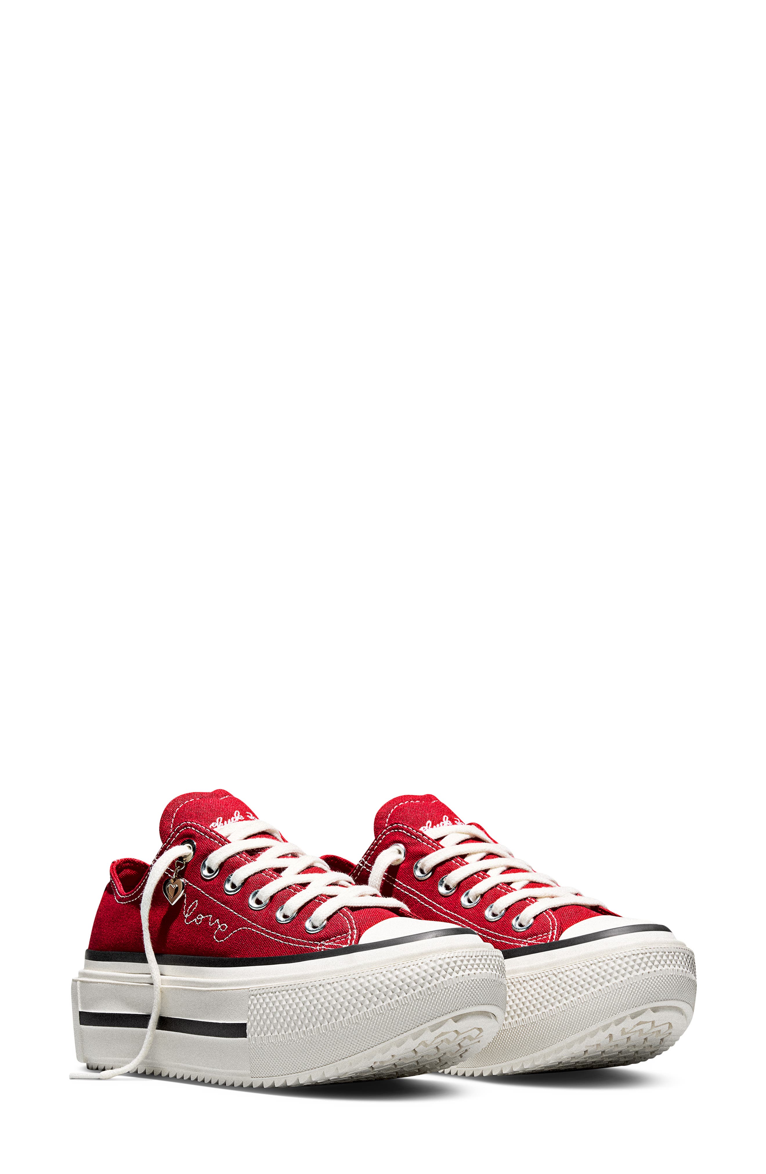 Converse Chuck Taylor<sup>®</sup> All Star<sup>®</sup> Lift Platform Oxford Sneaker, Main, color, Days Ahead/ Egret/ Black