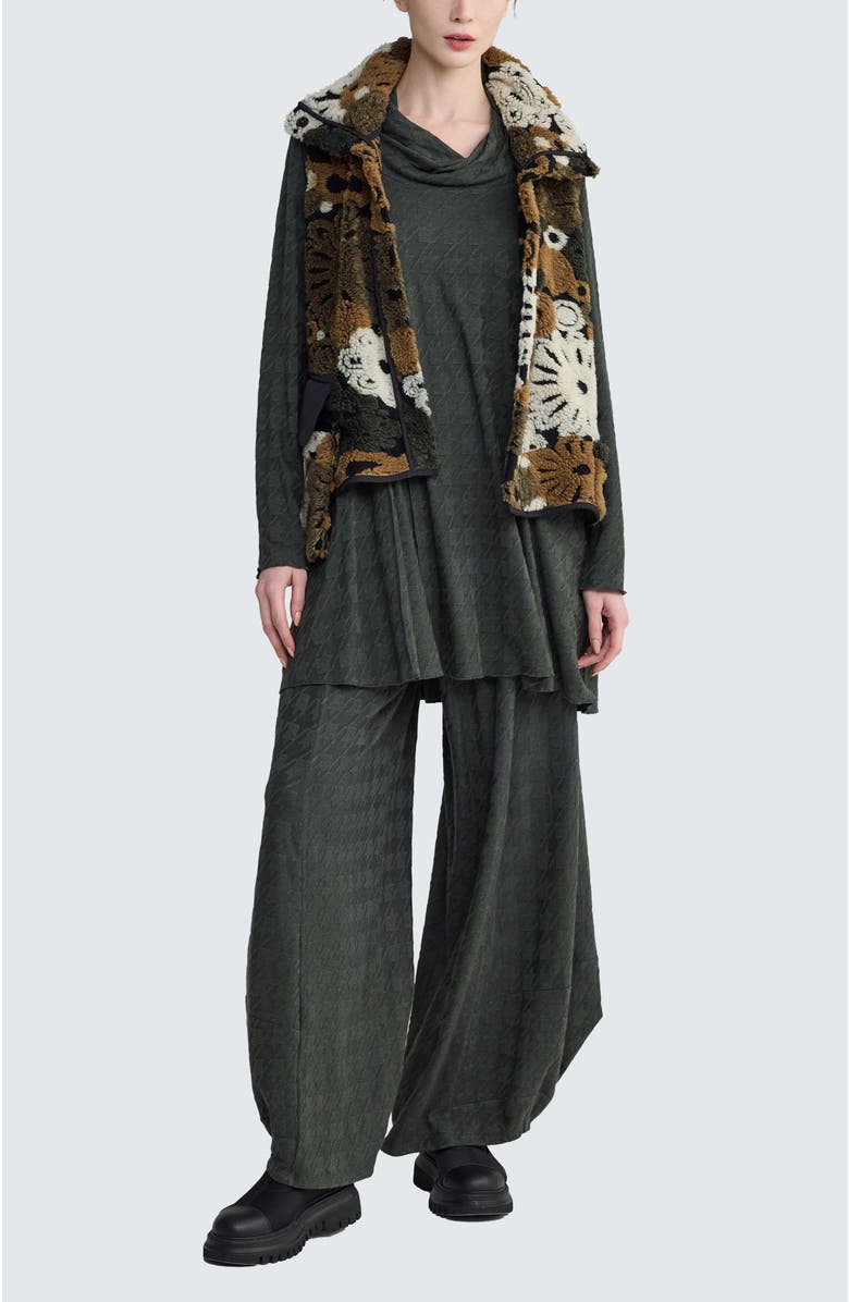 LUUKAA Eira Textured Vest, Alternate, color, Olive