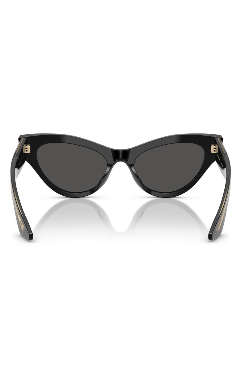 Oliver Peoples x KHAITE 54mm Cat Eye Sunglasses, Alternate, color, Black