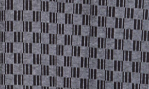 Original Penguin Check Jacquard Knit Polo In Black