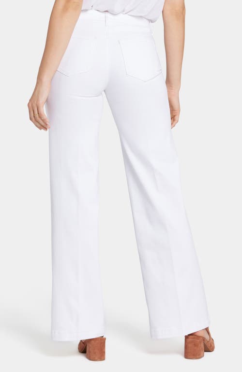 Nydj Teresa Wide Leg Jeans In Optic White