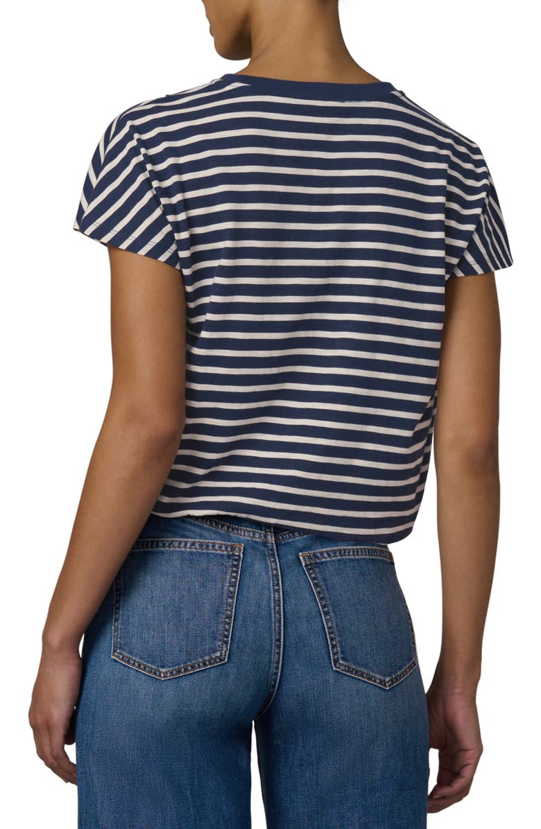 Joe's The Bubble T-Shirt, Alternate, color, Navy/ Ecru Stripe