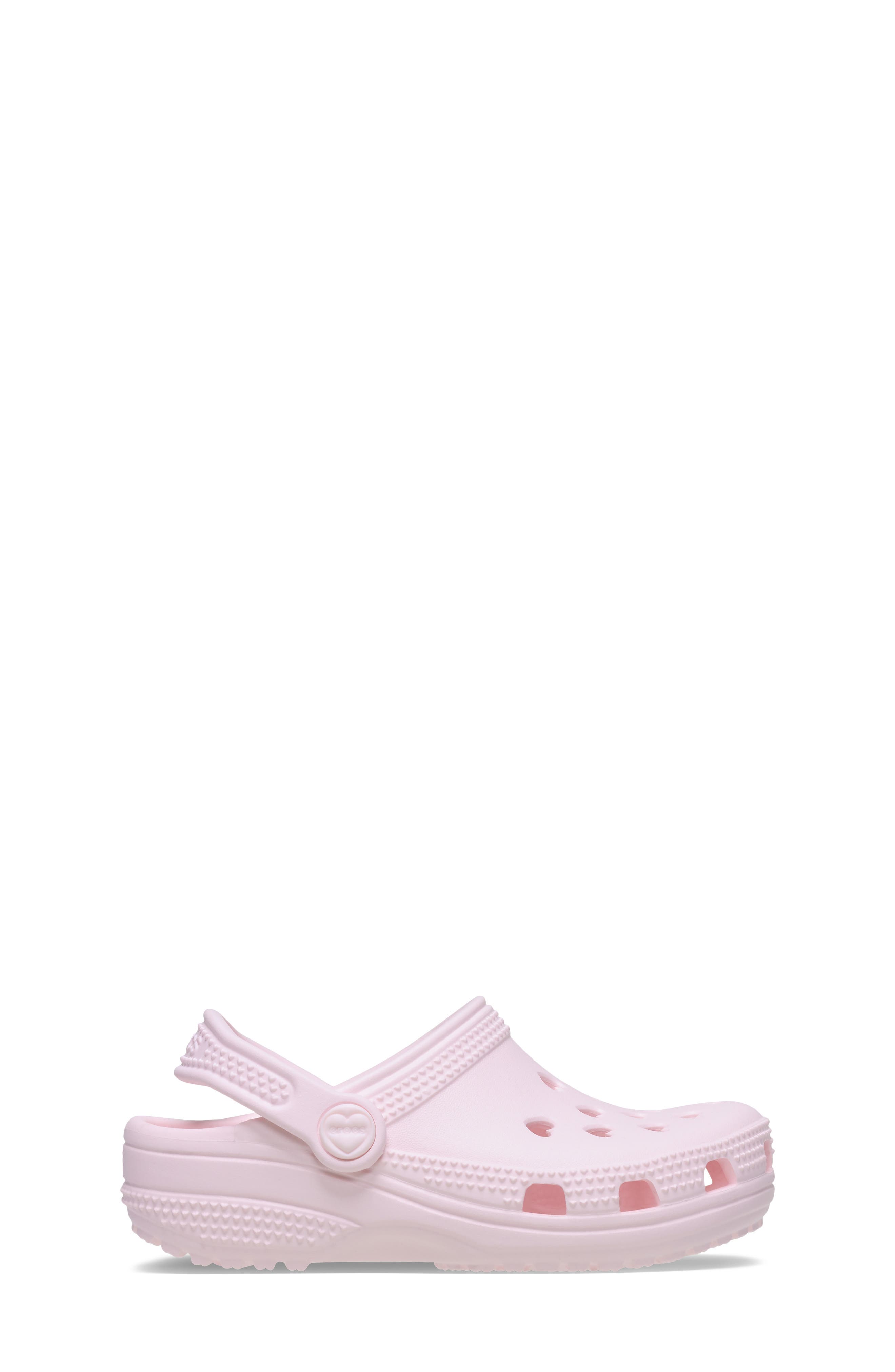 Kids' Classic Hearts Cutout Clog, Alternate, color, BUBBLE ICE