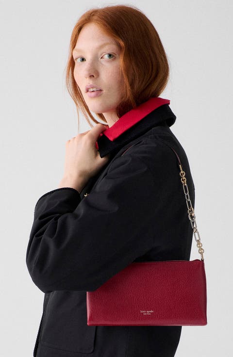 Fling Goat Embossed Leather Pouch