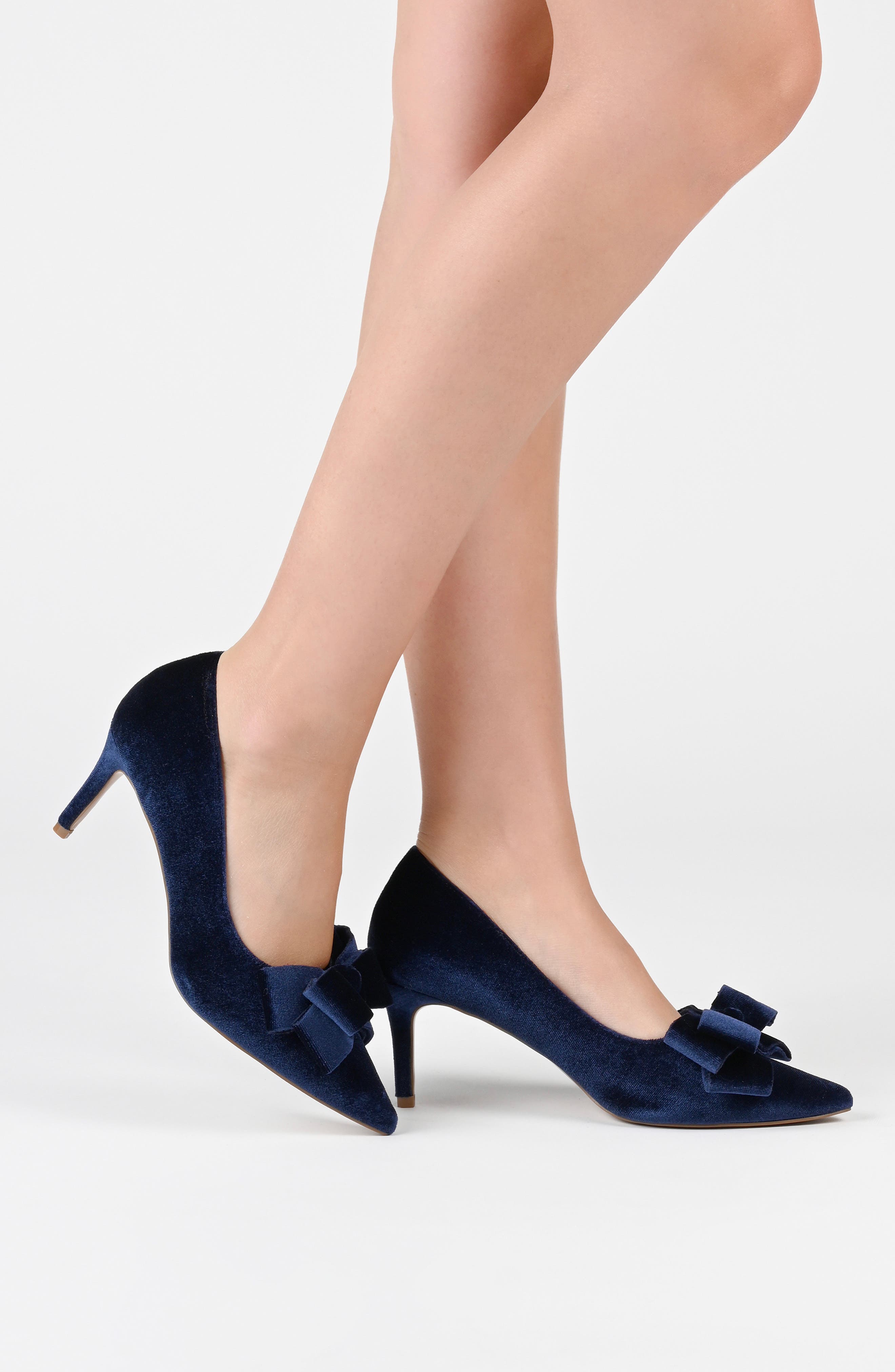 Journee Collection Crystol Pump, Alternate, color, Grey