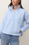 Marine Layer Corbet Quilted Half-Zip Sweatshirt