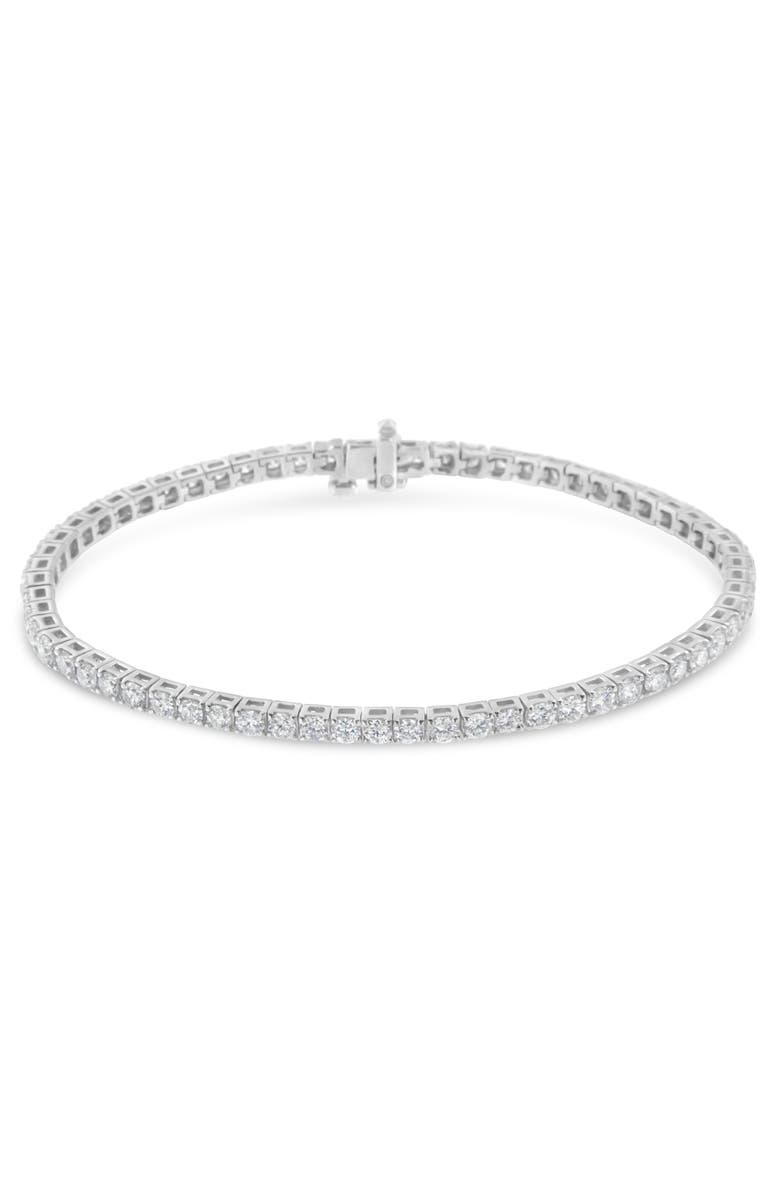 Haus of Brilliance IGI Certified 5.0 Cttw Diamond 14K White Gold Tennis Bracelet, Alternate, color, White