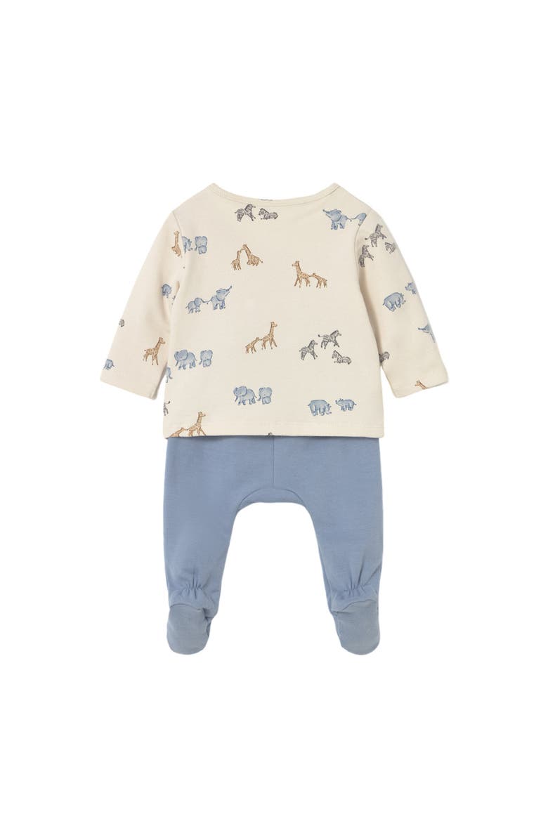 Mayoral Pants and Printed Sweatshirt Set, Alternate, color, Blue