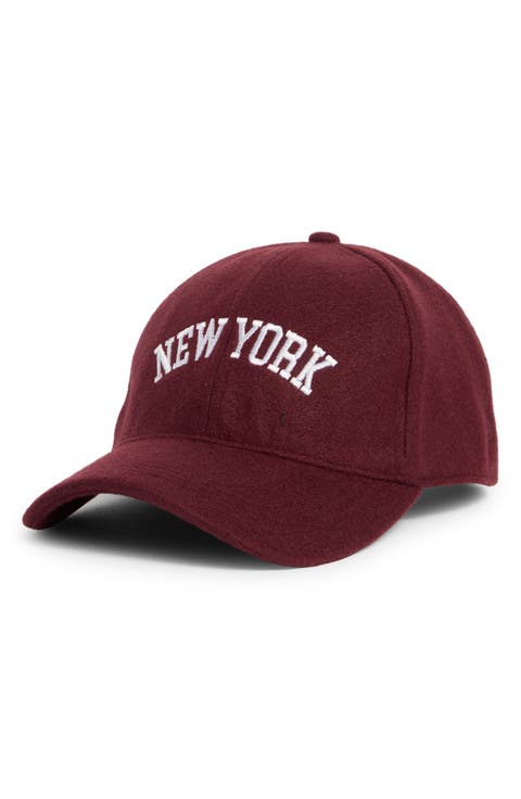 New York Felt Dad Adjustable Baseball Cap