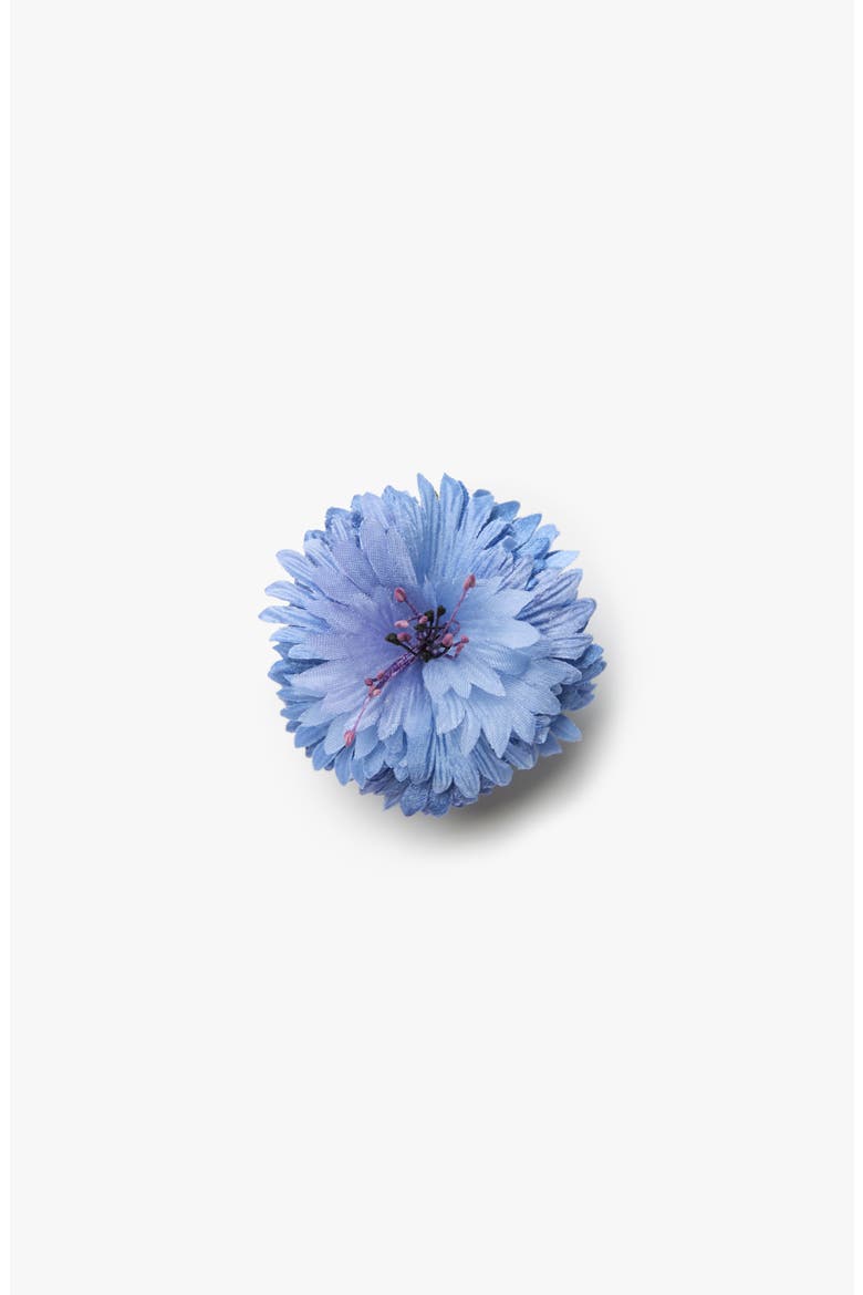 The Blue Cornflower Floral Brooch, Main, color, Blue