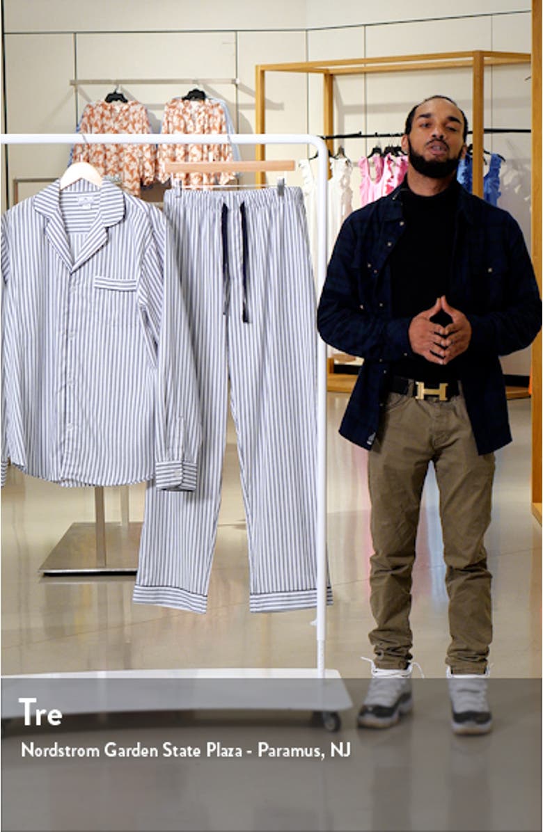 French Ticking Stripe Pajamas, sales video thumbnail