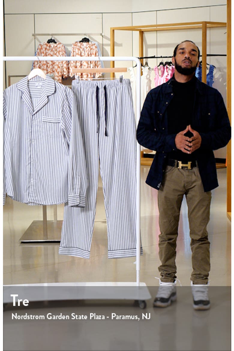 French Ticking Cotton Twill Pajamas video