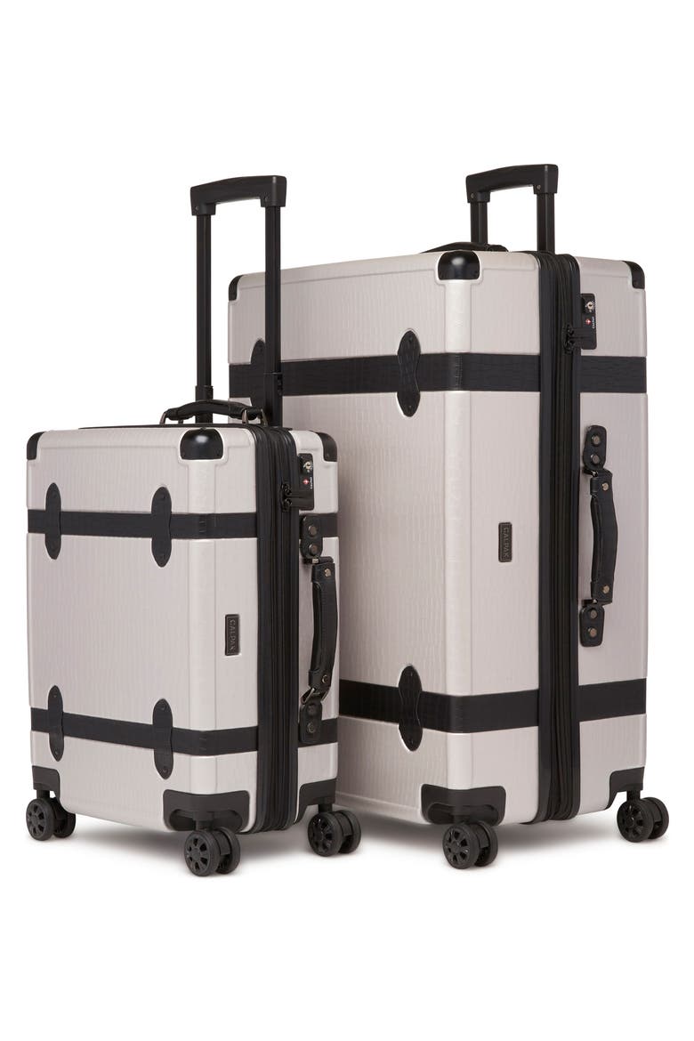 20-Inch & 28-Inch Trunk Rolling Luggage Set, Alternate, color, GRAY
