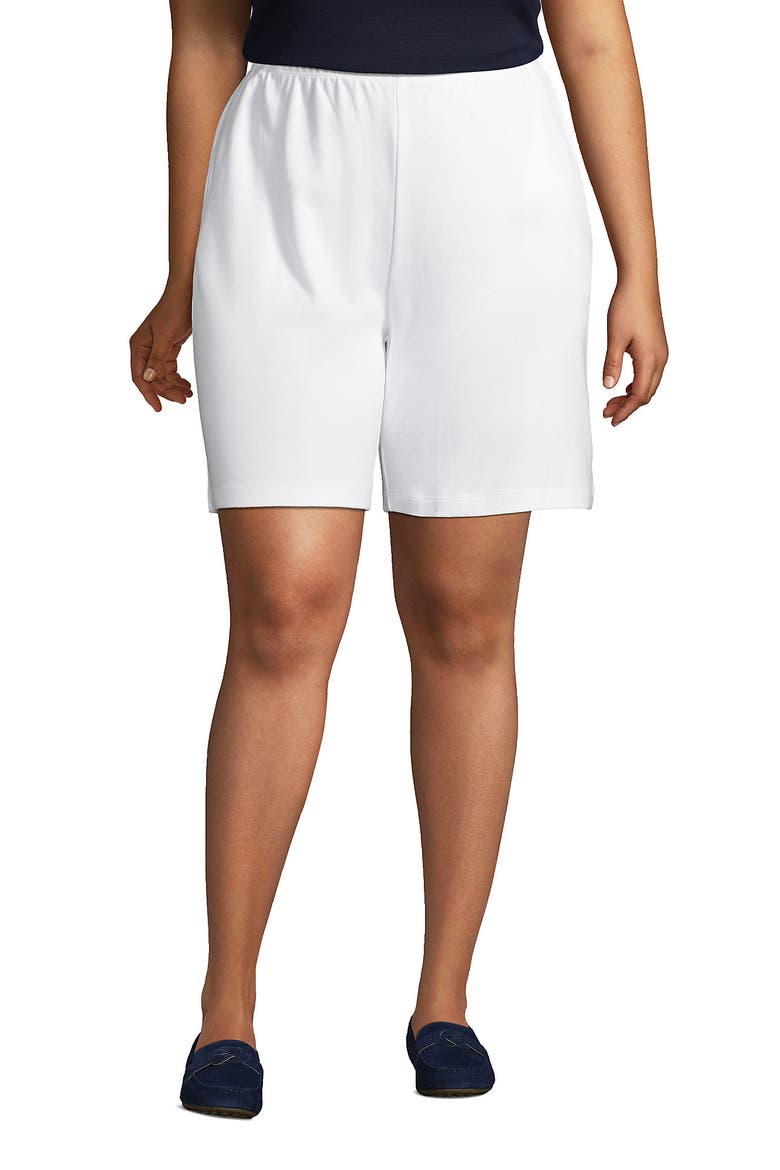 Sport Knit High Rise Shorts, Alternate, color, White