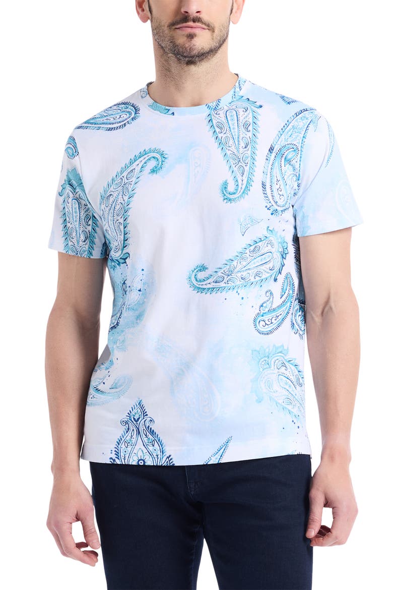 Balerno Graphic T-Shirt, Main, color, BLUE MULTI