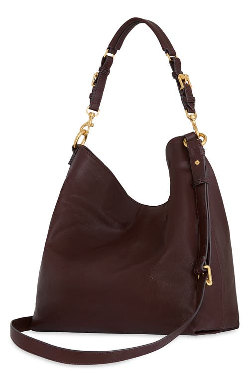 Rebecca Minkoff Rivington Leather Hobo Bag In Brown