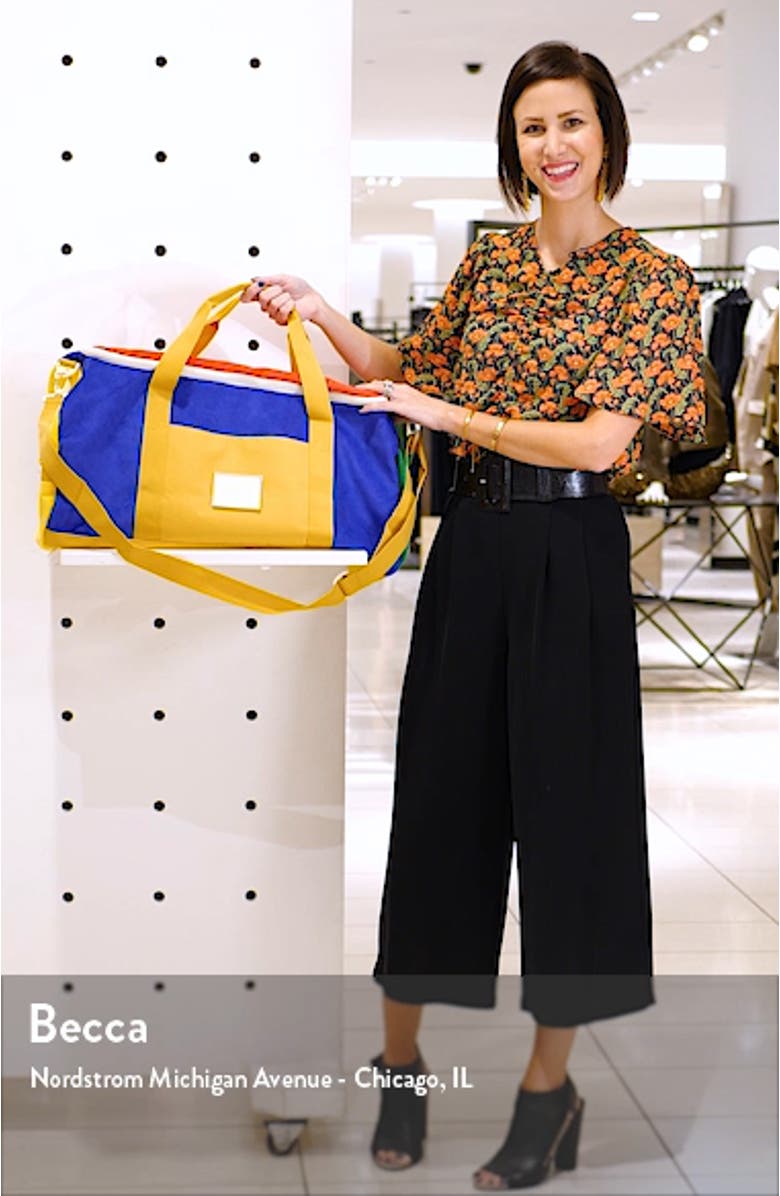 Sutton Colorblock Duffle Bag, sales video thumbnail