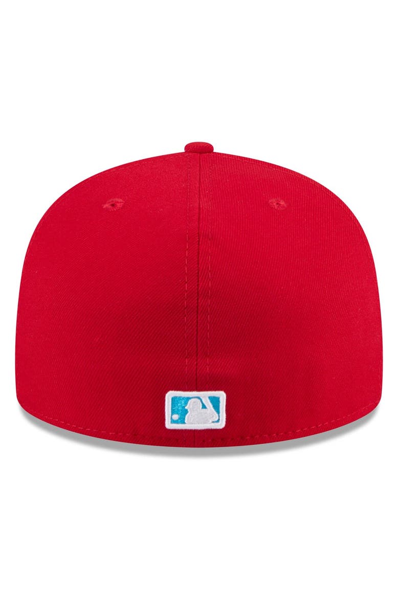 New Era Men's New Era Red Cincinnati Reds 2024 Father's Day 59FIFTY Fitted Hat, Alternate, color, Red