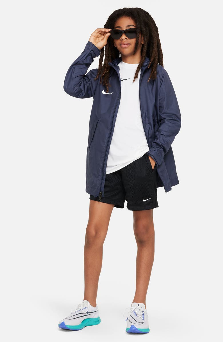 Nike Kids' Mesh Dri-FIT Shorts, Alternate, color, 010 Black/White