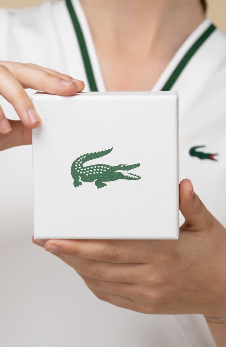 Lacoste Men's Spelt Necklace, Alternate, color, Silver