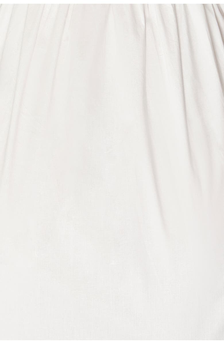 The Lulo Project Crustacean Stretch Cotton Maxi Skirt, Alternate, color, Crudo