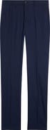 Massimo Alba Slim Fit Flat Front Pants
