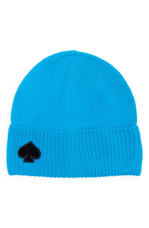 flocked spade beanie