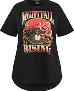 City Chic Brinley Cotton Graphic T-Shirt