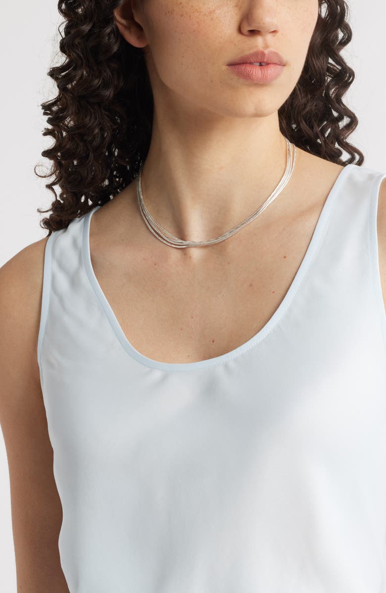 Nordstrom Layered Snake Chain Necklace, Alternate, color, Silver