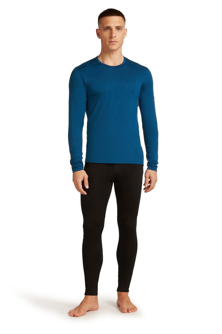Oasis Long Sleeve Wool Base Layer T-Shirt, Alternate, color, ATLANTIS