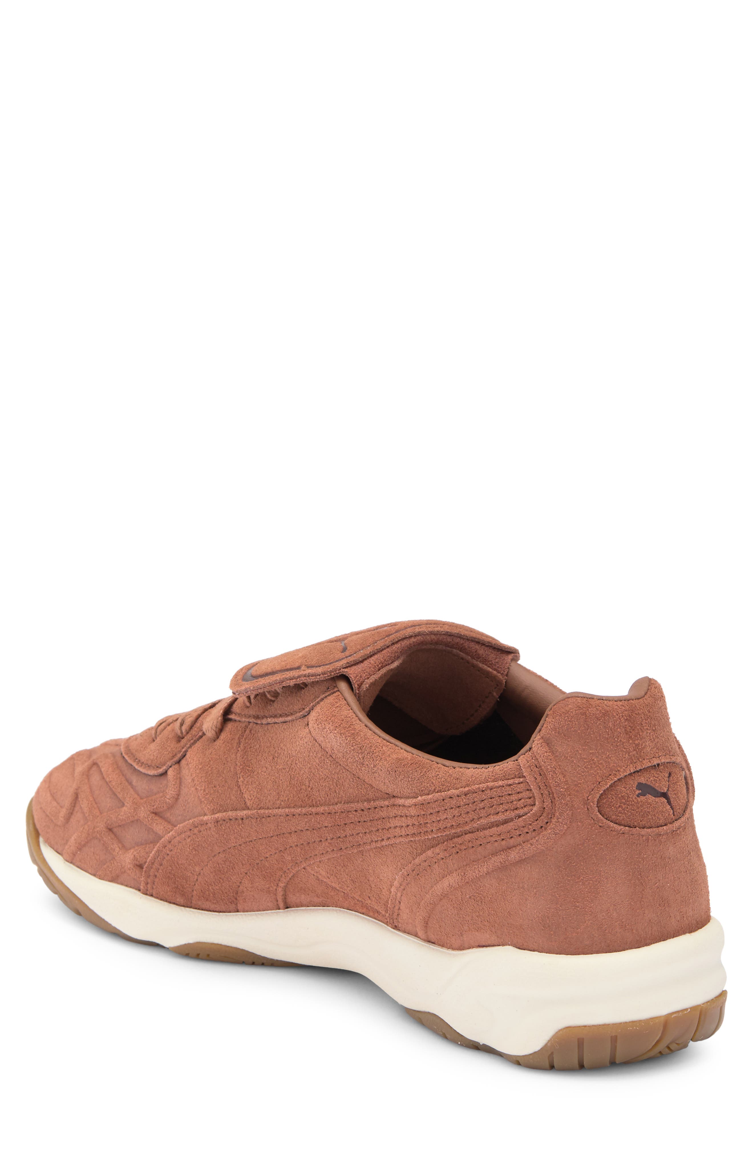 PUMA King Indoor Clean Soccer Sneaker, Alternate, color, Brown Mushroom