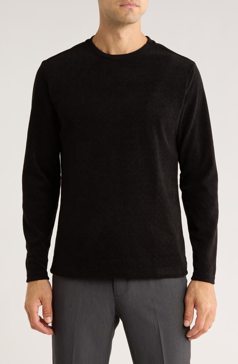 Robert Barakett Sampson Long Sleeve Knit T-Shirt, Main, color, Black