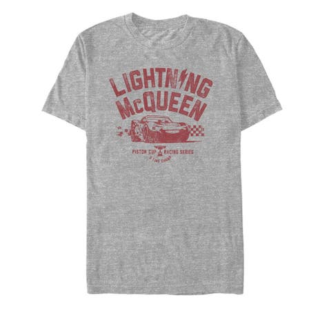 Men's Cars Lightning McQueen Piston Cup Graphic Tee
