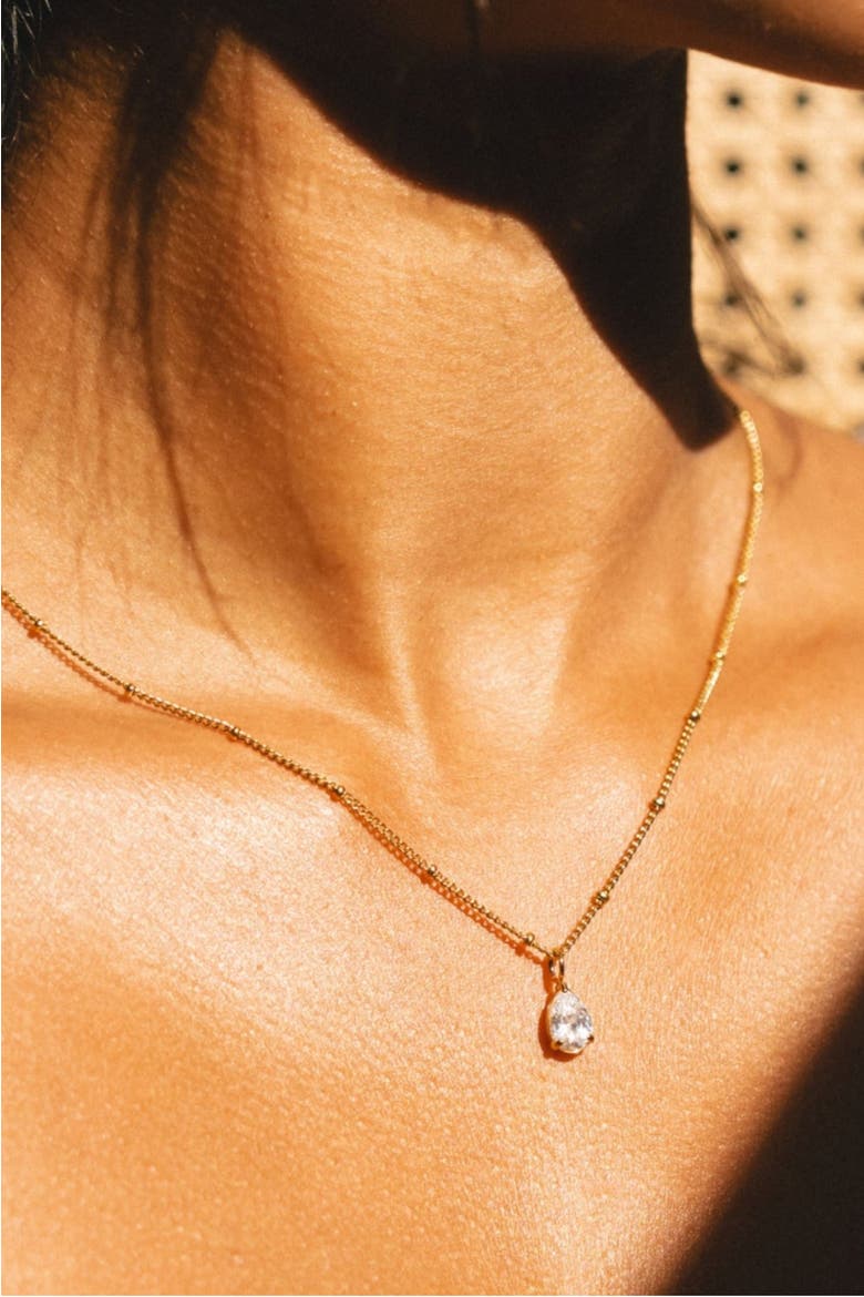 Astra Necklace, Alternate, color, Gold