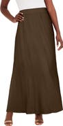 Jessica London Stretch Knit Maxi Skirt