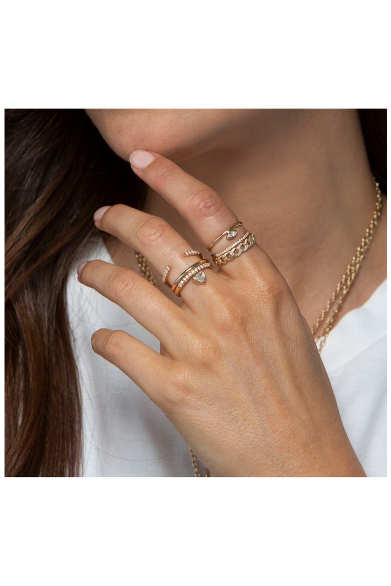 Two-Band Diamond Ring, Alternate, color, 14K YG