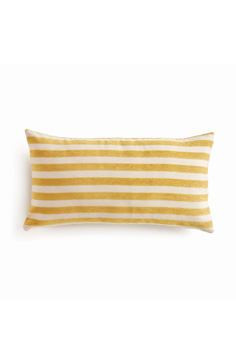 Napa Home & Garden Grant Lumbar Indoor-Outdoor Pillow, Main, color, Gold