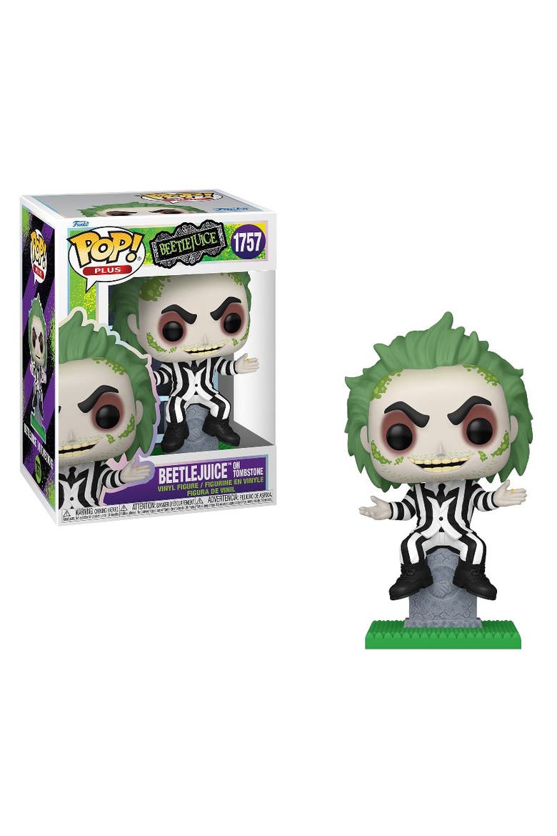 Beetlejuice w/Tombstone (Beetlejuice) Funko Pop! Plus, Main, color, Multi-Color