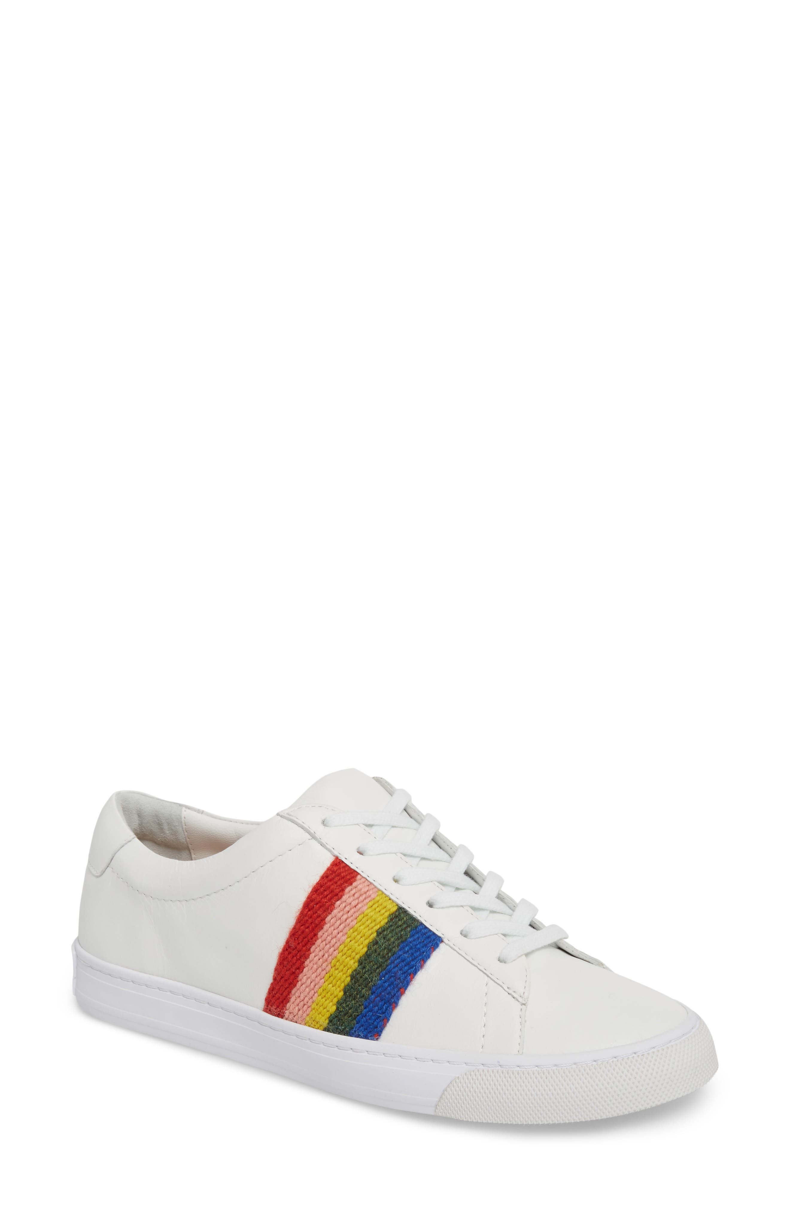 Loeffler Randall Logan Rainbow Sneaker, Main, color, 