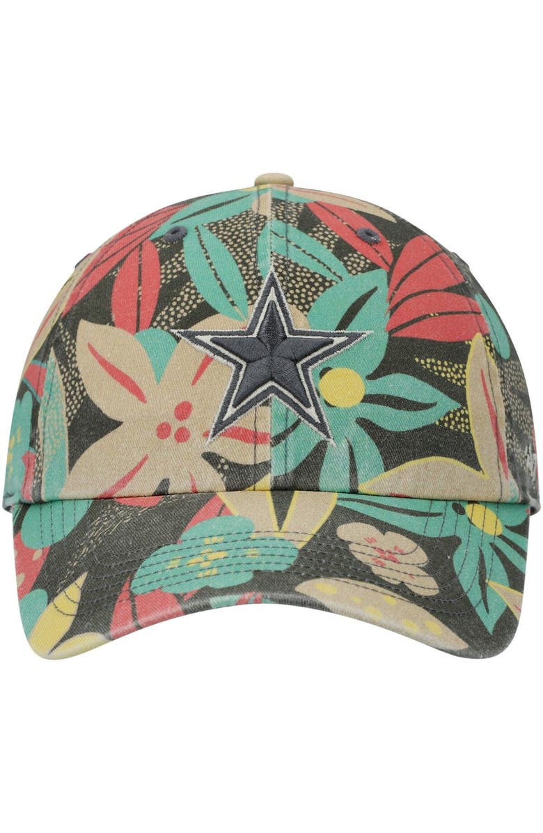 '47 Women's '47 Charcoal Dallas Cowboys Plumeria Clean Up Adjustable Hat, Alternate, color, 