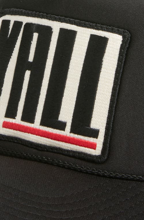 Friday Feelin ' Y'all Patch Trucker Hat In Black