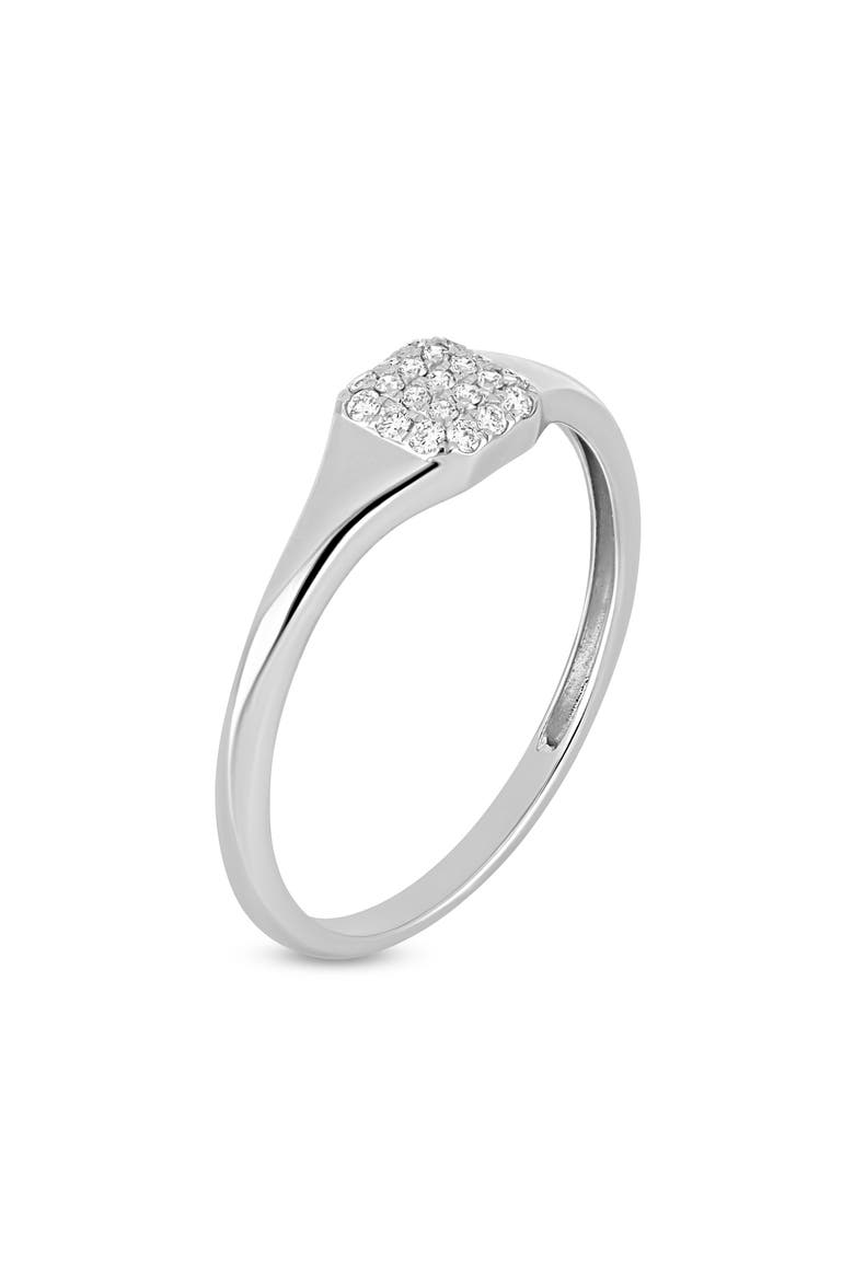 Diamond Trend Ring (Nordstrom Exclusive), Alternate, color, 18K WHITE GOLD