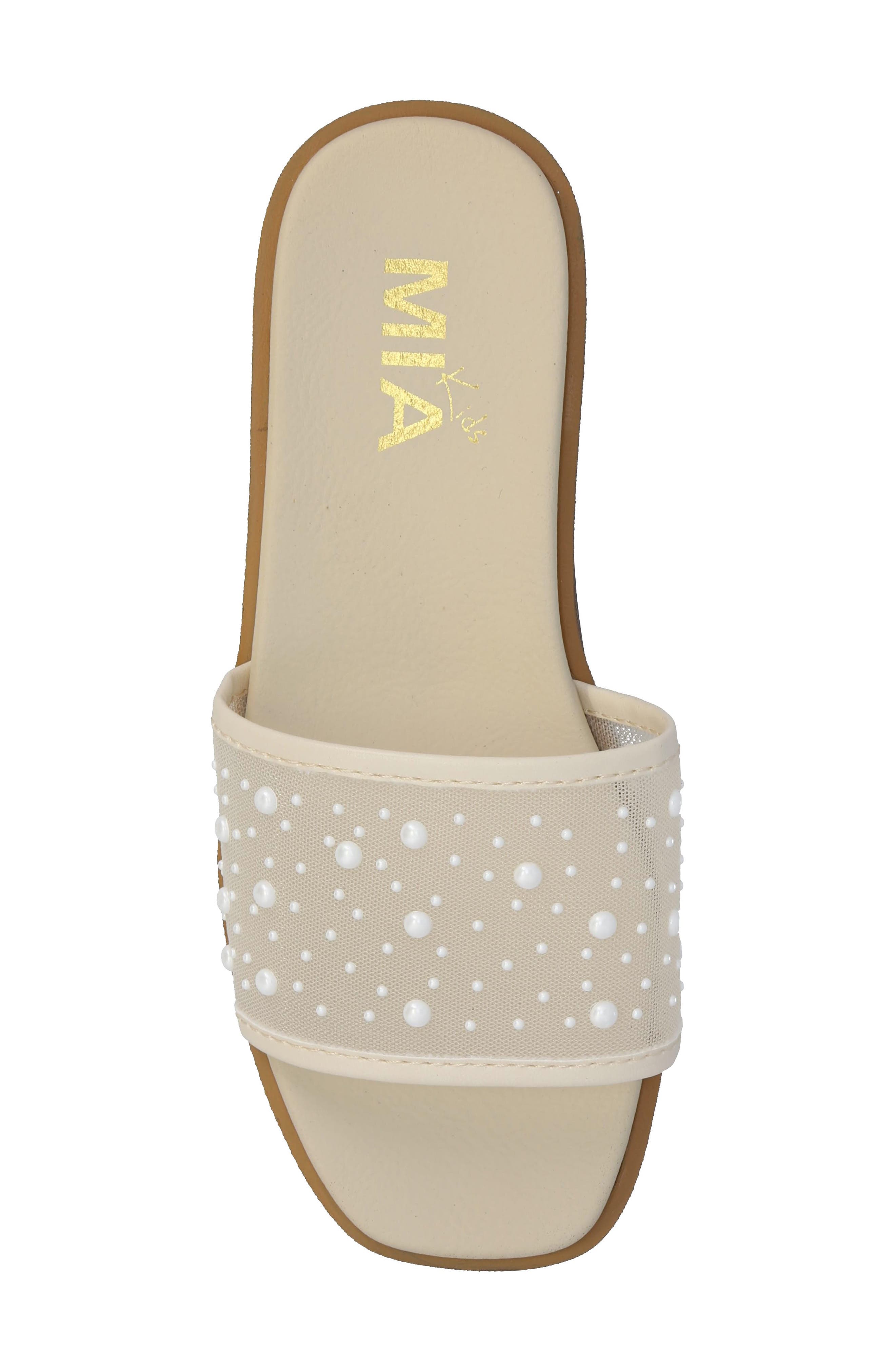 MIA Kids' Jhanna Slide Sandal, Alternate, color, Bone