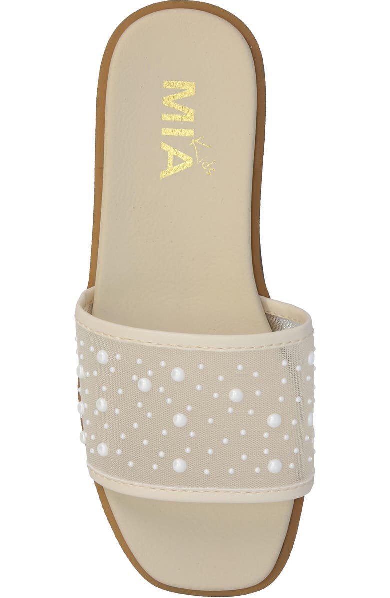 MIA Kids' Jhanna Slide Sandal, Alternate, color, Bone