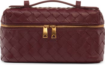 Bottega Veneta Intrecciato Leather Convertible Vanity Case | Nordstrom