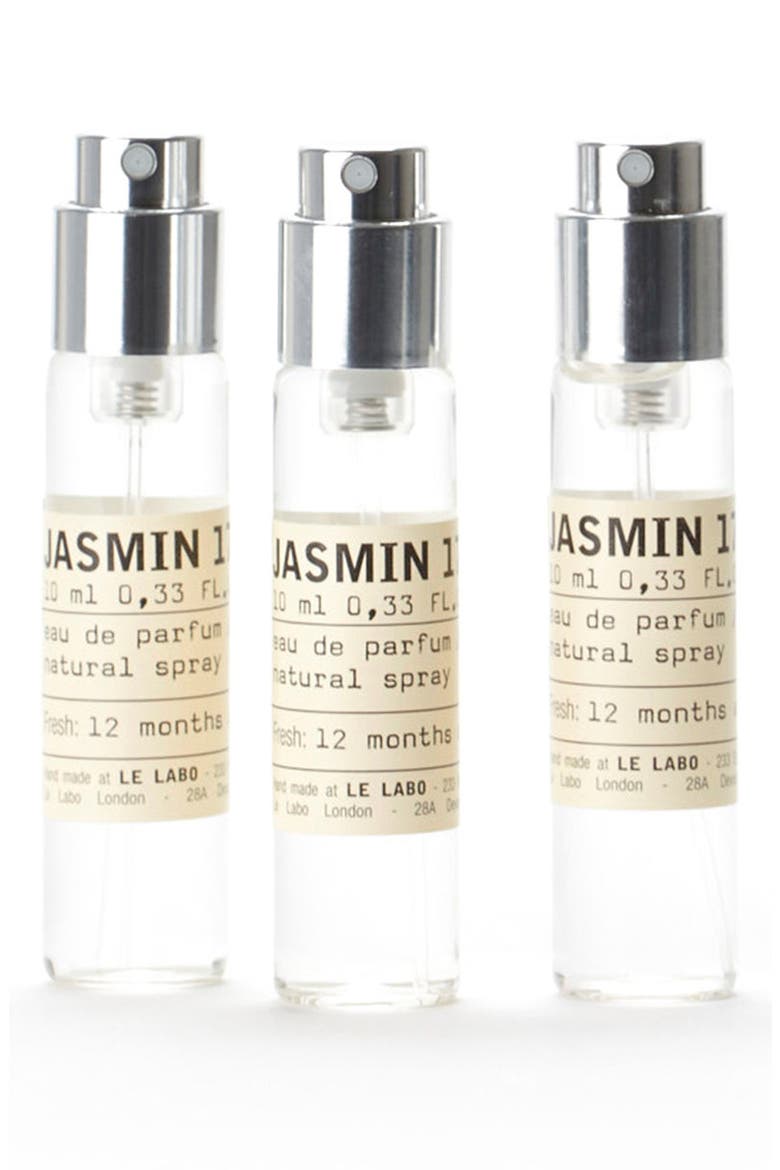 Jasmin 17 Eau de Parfum Travel Tube Refill Trio, Main, color, NO COLOR