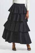 Derek Lam 10 Crosby Perla Ruffle Tiered Maxi Skirt