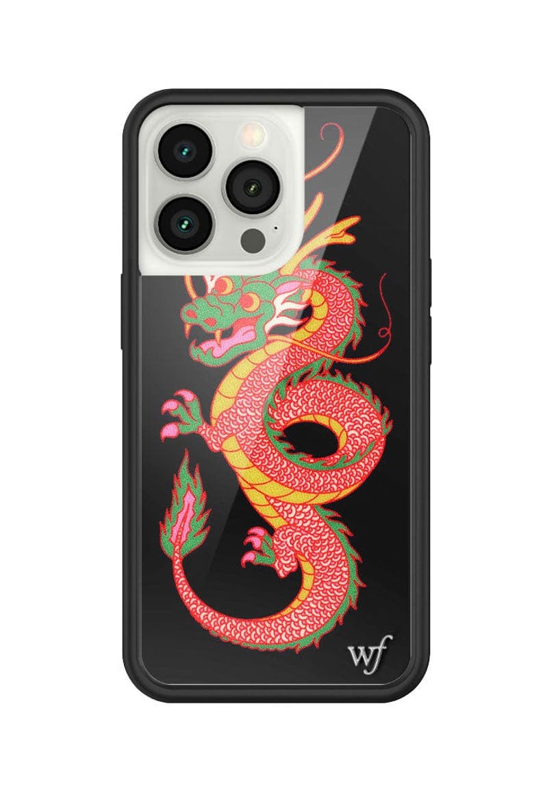Year of the Dragon iPhone Case, Alternate, color, Black